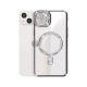 Husa compatibila cu IPhone 15, Compatibila cu MagSafe, Contur Negru cu Pietre Husa compatibila cu IPhone 15, Compatibila cu MagSafe, Contur Negru cu Pietre
