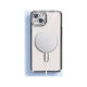 Husa compatibila cu IPhone 15, Compatibila cu MagSafe, Contur Negru cu Pietre Husa compatibila cu IPhone 15, Compatibila cu MagSafe, Contur Negru cu Pietre
