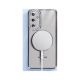 Husa compatibila cu Samsung Galaxy A16, Compatibila cu MagSafe, Contur Negru cu Pietre Husa compatibila cu Samsung Galaxy A16, Compatibila cu MagSafe, Contur Negru cu Pietre