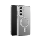 Husa compatibila cu Samsung Galaxy S25 Fe, Compatibila cu MagSafe, Contur Silver cu Pietre Husa compatibila cu Samsung Galaxy S25 Fe, Compatibila cu MagSafe, Contur Silver cu Pietre