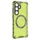 Husa compatibil cu Samsung Galaxy A36 cu protectie spate si margini anti-soc; Verde – Model Fagure Husa compatibil cu Samsung Galaxy A36 cu protectie spate si margini anti-soc; Verde – Model Fagure