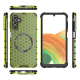 Husa compatibil cu Samsung Galaxy A05s cu protectie spate si margini anti-soc; Verde – Model Fagure Husa compatibil cu Samsung Galaxy A05s cu protectie spate si margini anti-soc; Verde – Model Fagure