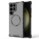 Husa compatibil cu Samsung Galaxy S23 Ultra cu protectie spate si margini anti-soc; Fumuriu – Model Fagure Husa compatibil cu Samsung Galaxy S23 Ultra cu protectie spate si margini anti-soc; Fumuriu – Model Fagure
