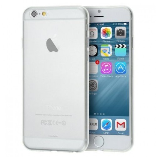 Husa de protectie Slim TPU pentru iPhone 6 Plus, Transparenta