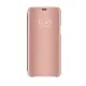 Husa Samsung, Galaxy J4 Plus 2018, J415, Clear View Flip Mirror Stand, Rose