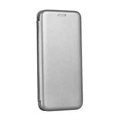 Husa Flip cover Magnetica pentru Samsung J3 2016, Argintiu Husa Flip cover Magnetica pentru Samsung J3 2016, Argintiu