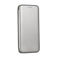 Husa Samsung J7 2017 Flip cover Argintiu