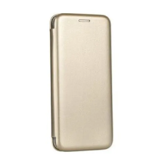 Husa Huawei P8 Lite 2016 Flip cover Gold/Auriu Husa Huawei P8 Lite 2016 Flip cover Gold/Auriu