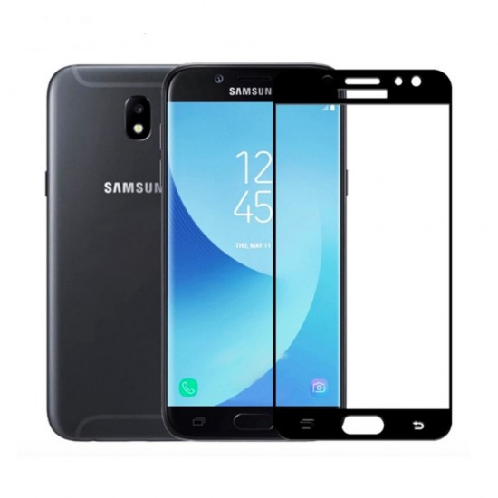 Folie sticla 9D compatibil cu Samsung Galaxy J5 2017 - contur negru