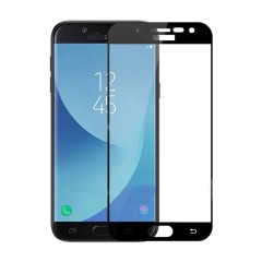 Folie de protectie din sticla full size pentru samsung galaxy J3 2017, J330, Negru