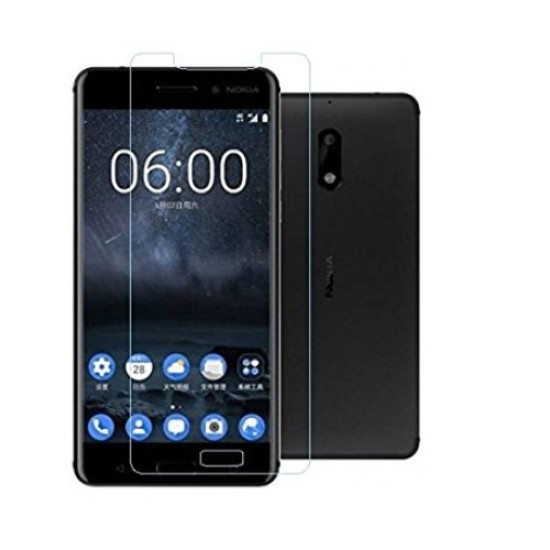 Folie de protectie ecran din sticla securizata Nokia 8, Transparenta