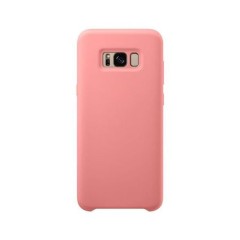 Husa din silicon cu interior de catifea soft compatibil Samsung Galaxy S8 -ROZ