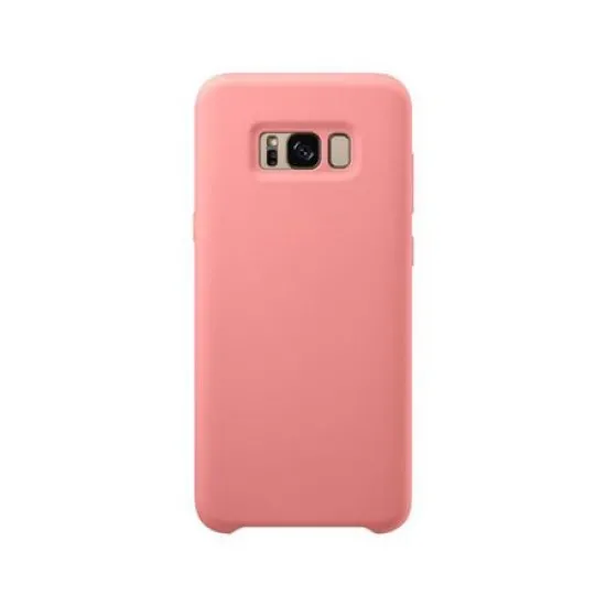 Husa din silicon cu interior de catifea soft compatibil Samsung Galaxy S8 -ROZ Husa din silicon cu interior de catifea soft compatibil Samsung Galaxy S8 -ROZ