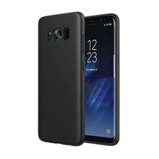 Husa de protectie Slim TPU pentru Samsung Galaxy S8, NEGRU MAT