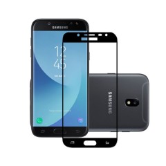 Folie protectie de sticla, duritate 9H, pentru Samsung J7 2018, negru Folie protectie de sticla, duritate 9H, pentru Samsung J7 2018, negru