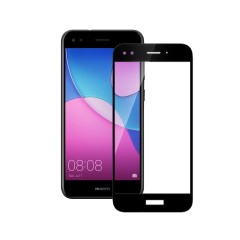 Folie protectie sticla securizata full size Huawei P9 Lite mini 2017, negru Folie protectie sticla securizata full size Huawei P9 Lite mini 2017, negru