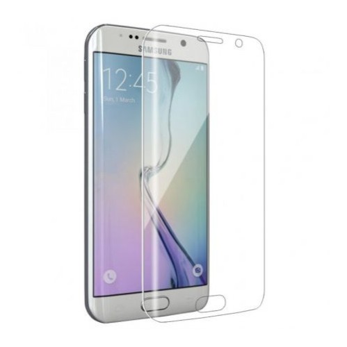 Folie plastic clasic, Samsung Galaxy S7 , protectie ecran, fata, total transparenta, acopera tot ecranul
