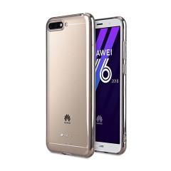 Husa de protectie silicon transparent ultraslim 0.3mm, Huawei Y6 (2018)