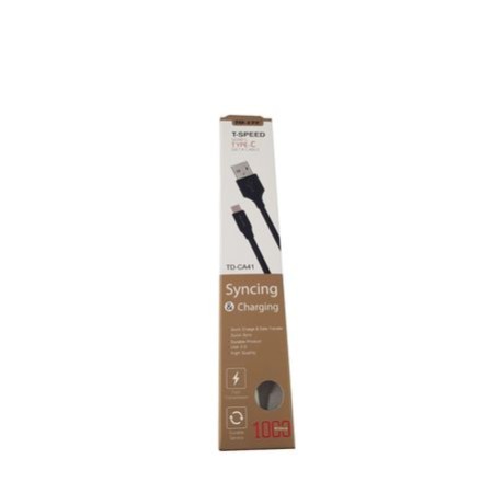 Cablu de date T-SPEED TYPE-C, 1m, 2.1A