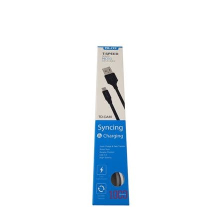 Cablu date T-SPEED MICRO, 1m, 2.1A