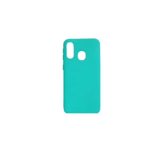Husa silicon soft-touch compatibila cu Samsung Galaxy A20e, Turquoise