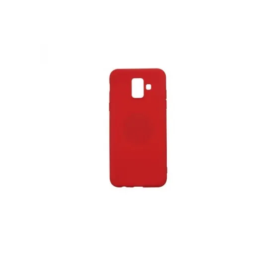 Husa Samsung Galaxy A6 plus - Silicon Slim, Rosu Husa Samsung Galaxy A6 plus - Silicon Slim, Rosu
