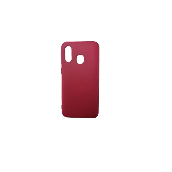 Husa silicon soft-touch compatibila cu Samsung Galaxy A20e, Visiniu Husa silicon soft-touch compatibila cu Samsung Galaxy A20e, Visiniu