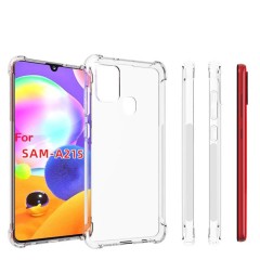Husa compatibila Samsung Galaxy A21s - silicon TPU, colturi AntiDrop, Transparenta Husa compatibila Samsung Galaxy A21s - silicon TPU, colturi AntiDrop, Transparenta