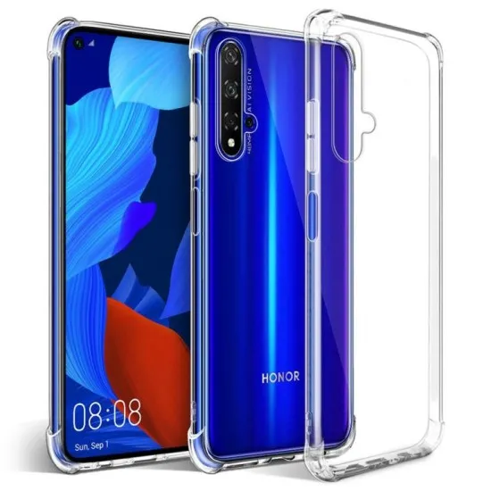 Husa compatibila Huawei Nova 5T - silicon TPU, colturi AntiDrop, Transparenta Husa compatibila Huawei Nova 5T - silicon TPU, colturi AntiDrop, Transparenta