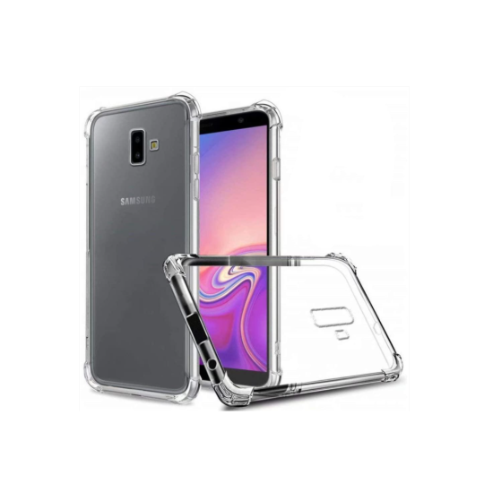 Husa silicon transparenta antisoc compatibila cu Samsung Galaxy J6 Plus 2018