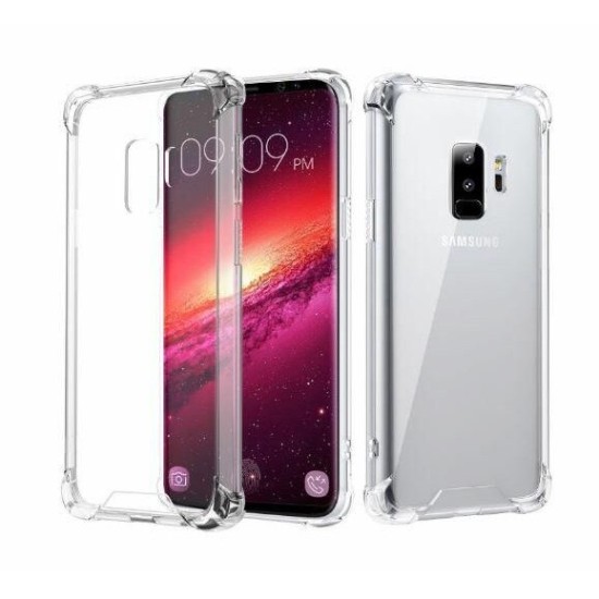 Husa silicon transparenta antisoc compatibila cu Samsung Galaxy S9 Plus