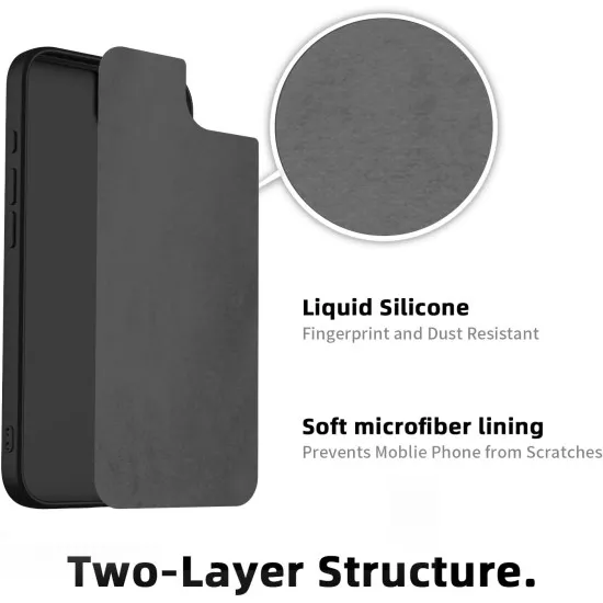 Husa Soft Touch, slim, ALC Mobile, anti soc, compatibila cu IPhone 16e, Negru Tpu