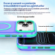 Husa compatibila cu iPhone 18 Pro, IceMag, MagSafe, Antisoc, contur Albastru