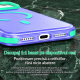 Husa compatibila cu iPhone 18 Pro, IceMag, MagSafe, Antisoc, contur Albastru