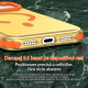 Husa compatibila cu iPhone 18 Pro, IceMag, MagSafe, Antisoc, contur Galben