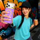 Husa compatibila cu iPhone 18 Pro, IceMag, MagSafe, Antisoc, contur Mov