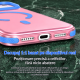 Husa compatibila cu iPhone 18 Pro, IceMag, MagSafe, Antisoc, contur Roz