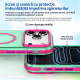 Husa compatibila cu iPhone 18 Pro, IceMag, MagSafe, Antisoc, contur Verde