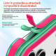 Husa compatibila cu iPhone 18 Pro, IceMag, MagSafe, Antisoc, contur Verde