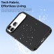 Husa compatibila cu iPhone 17 Pro, MagSafe, Design Woven, Soft Touch, Antisoc, Negru