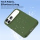 Husa compatibila cu iPhone 18 Pro, MagSafe, Design Woven, Soft Touch, Antisoc, Verde