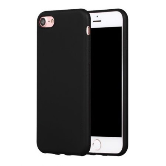 Husa protectie din silicon pentru iPhone 7/8 PLUS-NEAGRA