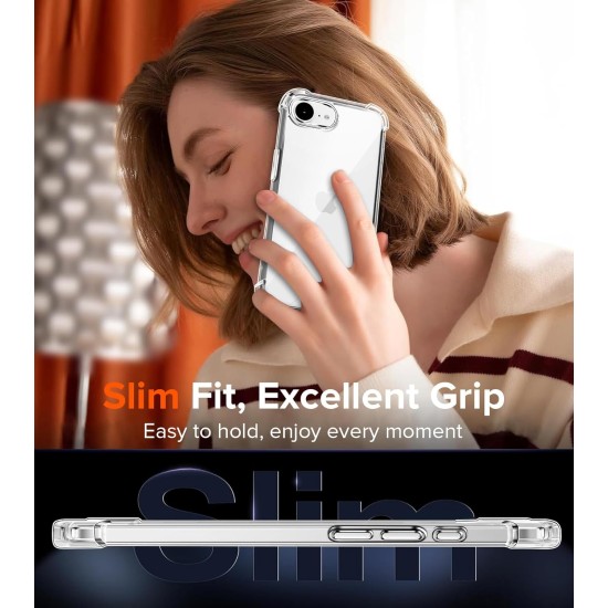 Husa Anti soc, transparenta compatibila cu IPhone 16e Husa Anti soc, transparenta compatibila cu IPhone 16e