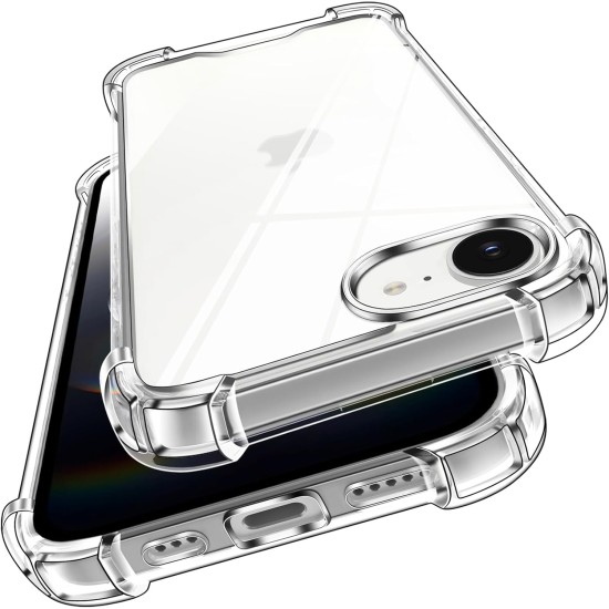 Husa Anti soc, transparenta compatibila cu IPhone 16e Husa Anti soc, transparenta compatibila cu IPhone 16e