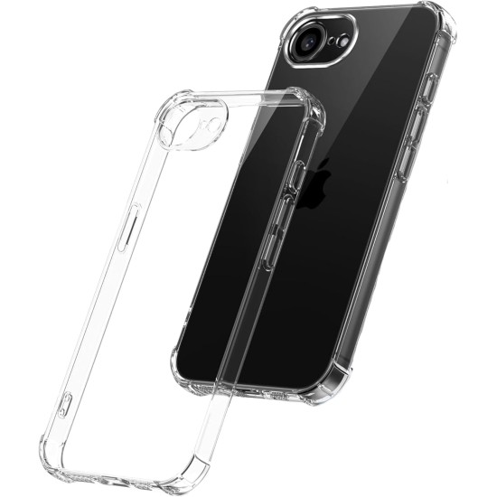 Husa Anti soc, transparenta compatibila cu IPhone 16e Husa Anti soc, transparenta compatibila cu IPhone 16e