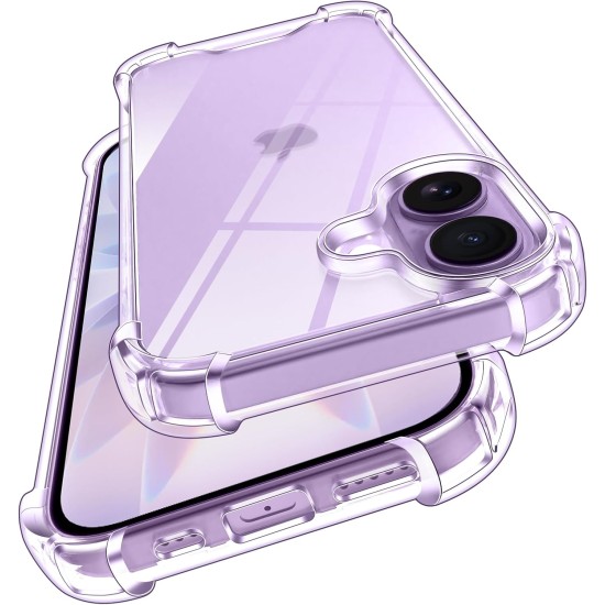 Husa Anti soc, transparenta compatibila cu IPhone 17 Husa Anti soc, transparenta compatibila cu IPhone 17