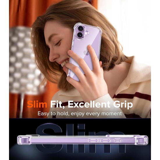 Husa Anti soc, transparenta compatibila cu IPhone 17 Husa Anti soc, transparenta compatibila cu IPhone 17