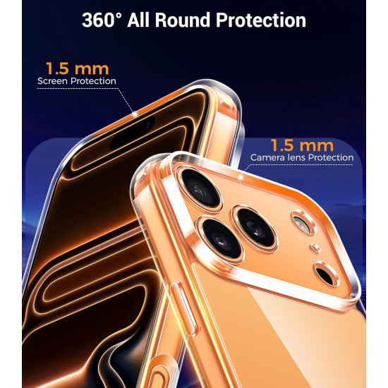 Husa Anti soc, transparenta compatibila cu IPhone 17 Pro Max Husa Anti soc, transparenta compatibila cu IPhone 17 Pro Max