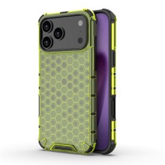 Husa compatibila cu IPhone 18 Pro Max cu protectie spate si margini anti-soc, Verde – Model Fagure
