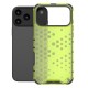Husa compatibila cu IPhone 18 Pro Max cu protectie spate si margini anti-soc, Verde – Model Fagure Husa compatibila cu IPhone 18 Pro Max cu protectie spate si margini anti-soc, Verde – Model Fagure